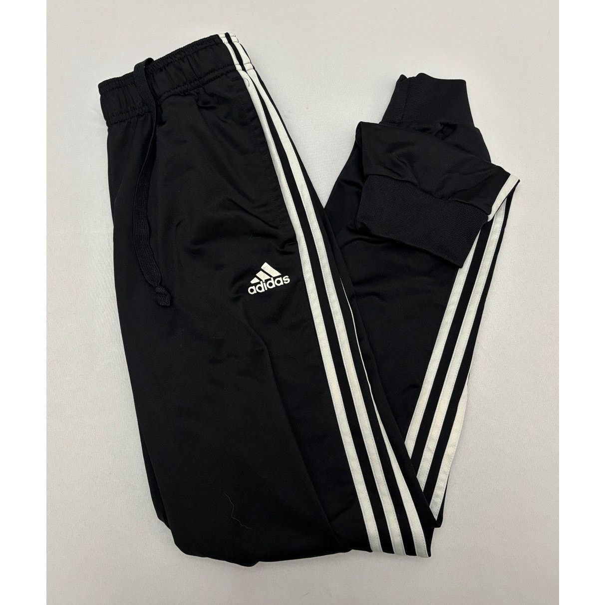 Adidas ADIDAS Men’s 3-Stripe Tricot Tapered Track Jogger Pants | S Size US 26 / EU 42 - 2 Thumbnail