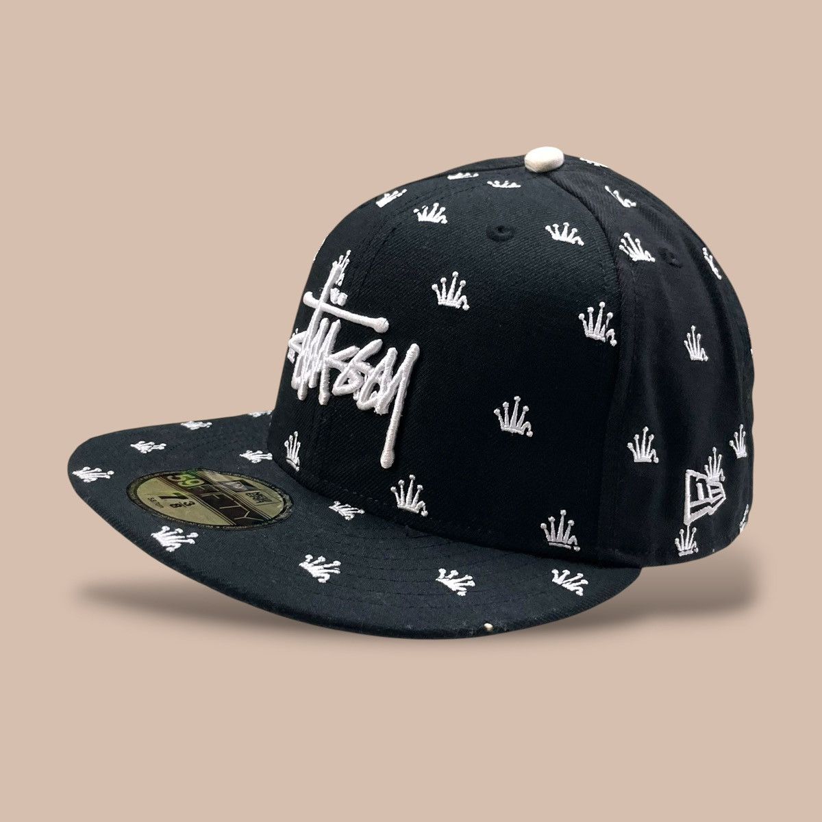 Stussy STÜSSY Curly S New Era 59FIFTY Cap 7 1/4 | Grailed