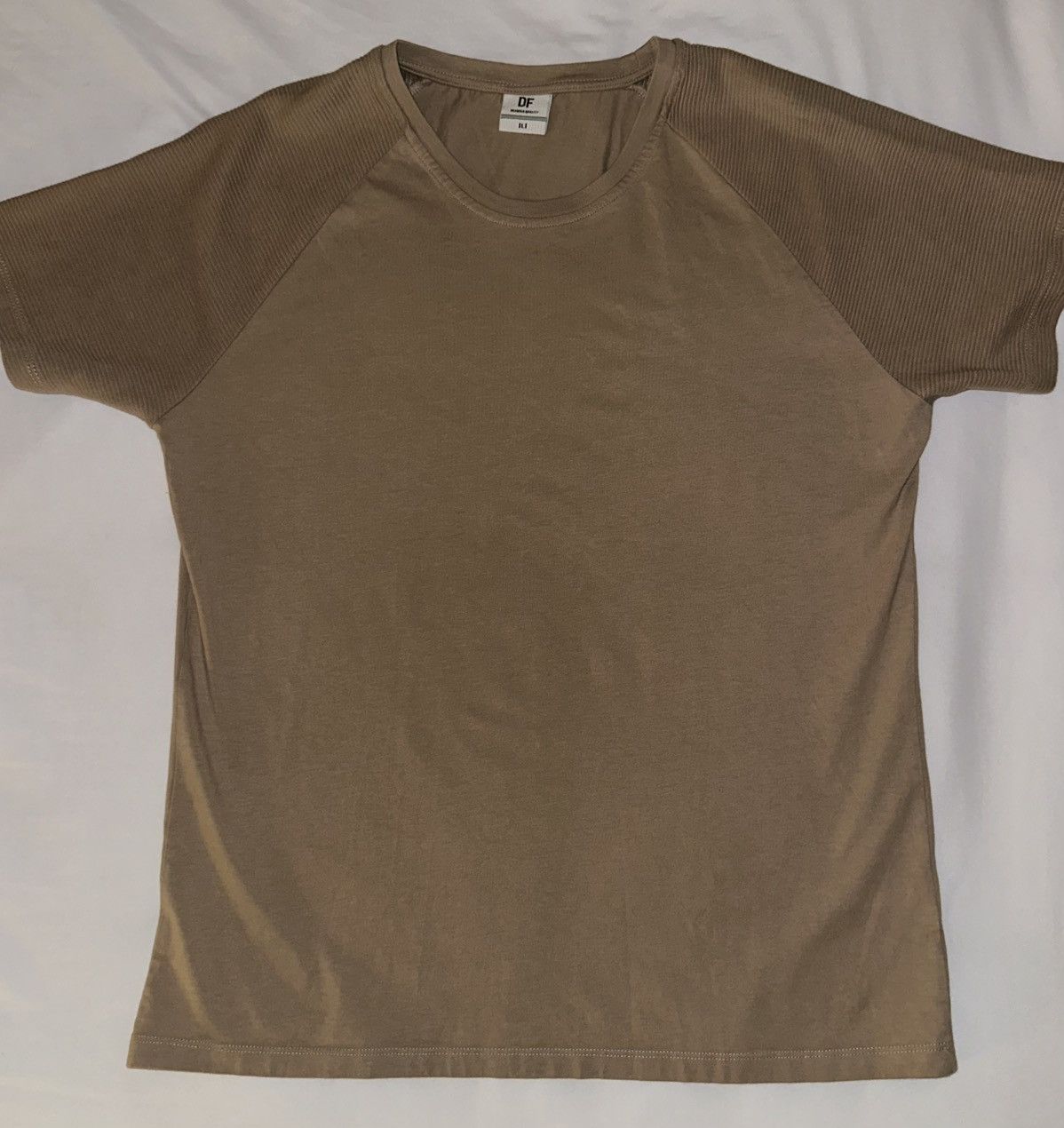 Other Basic Brown T-Shirt Ribbed Sleeves Size US L / EU 52-54 / 3 - 1 Thumbnail