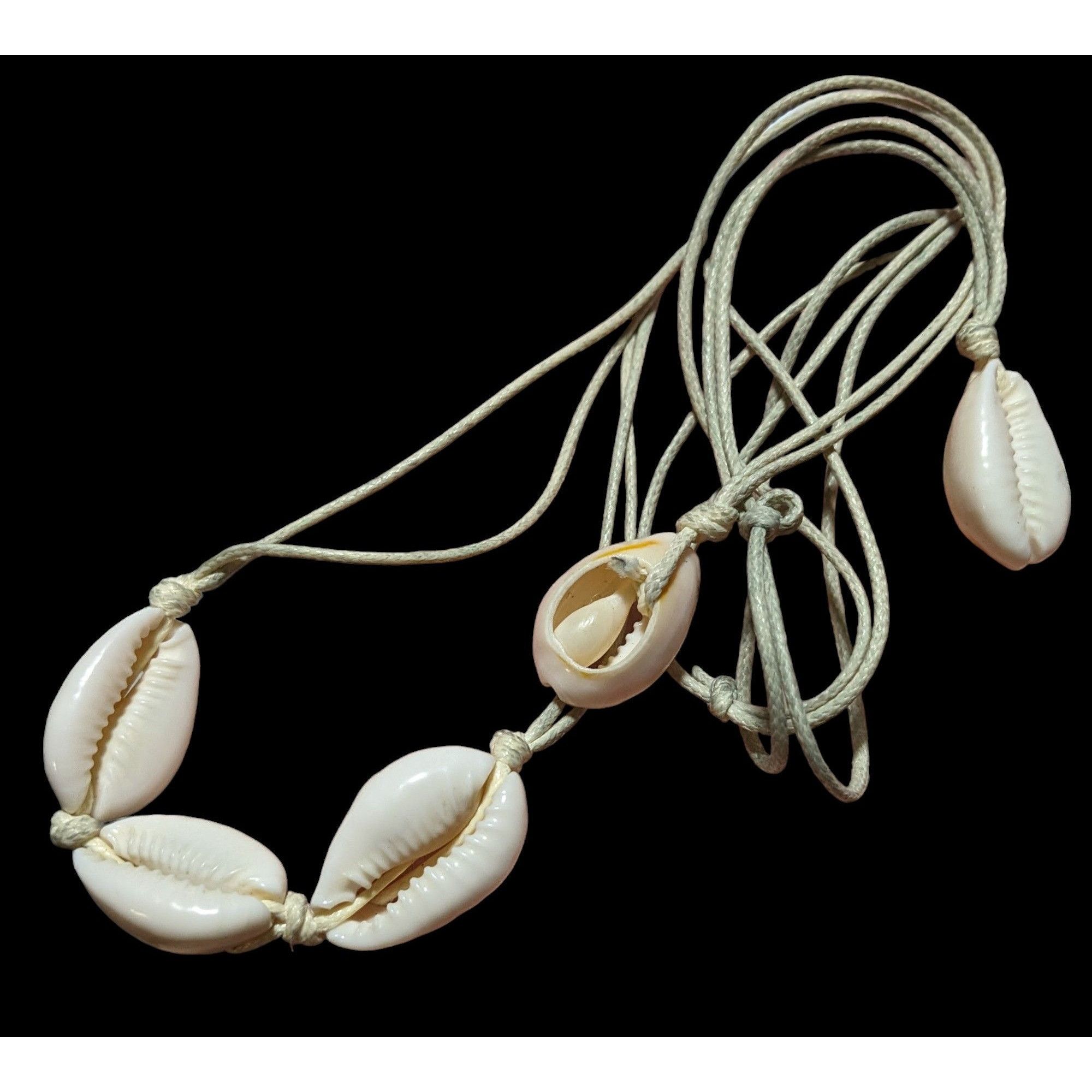 Other Handmade Cowrie Shell Wrap Necklace Size ONE SIZE - 2 Thumbnail