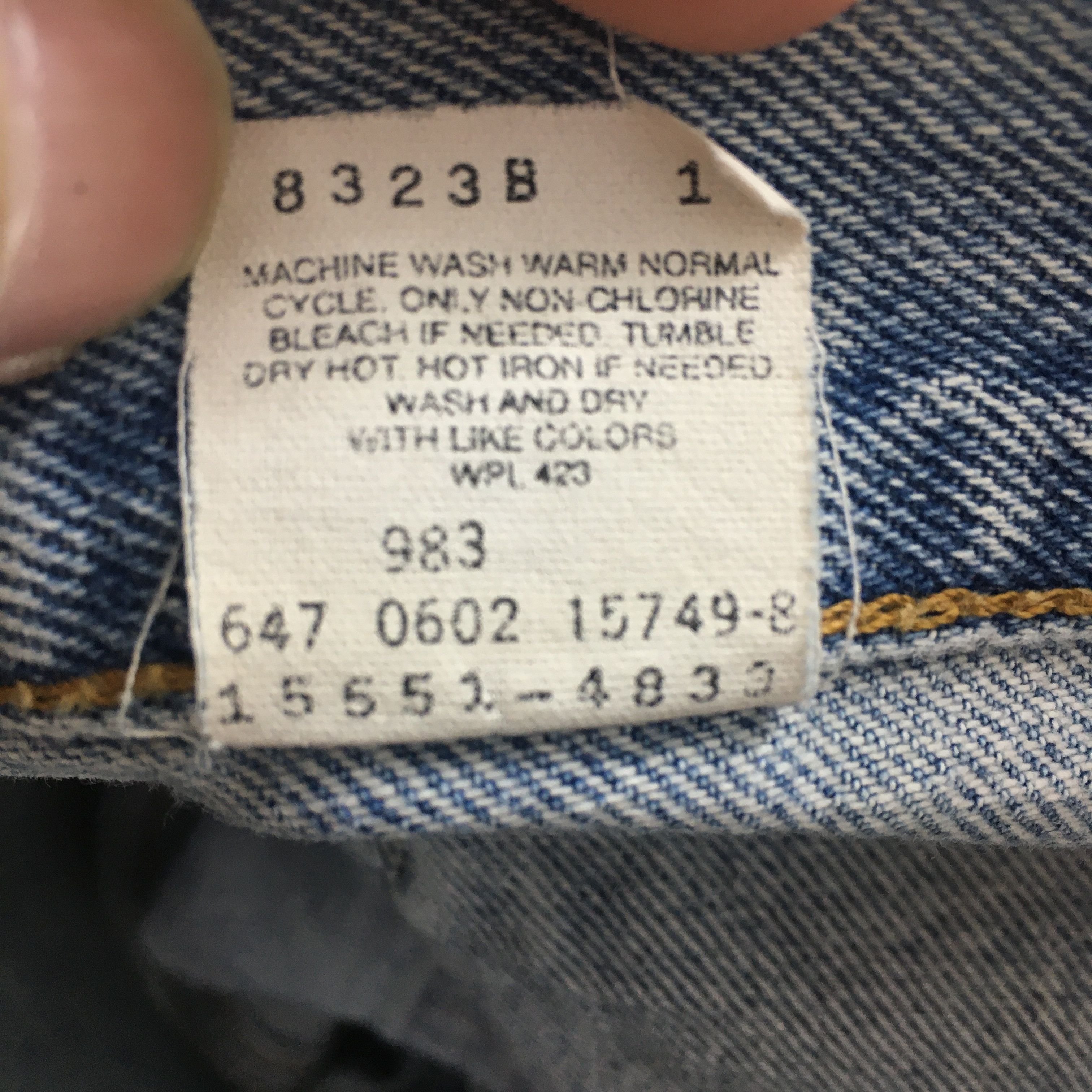 Levi's Size 31x30.5 Vintage Levi's 550 Relaxed Fit Jeans S2057 Size 31" - 15 Thumbnail