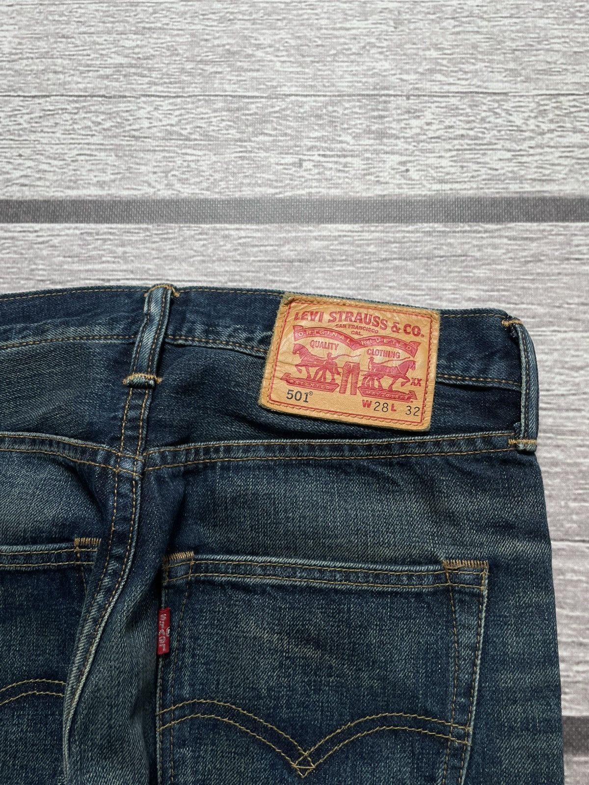 Levi's Levis wasz selvedge denim japanese jeans Size US 28 / EU 44 - 8 Thumbnail