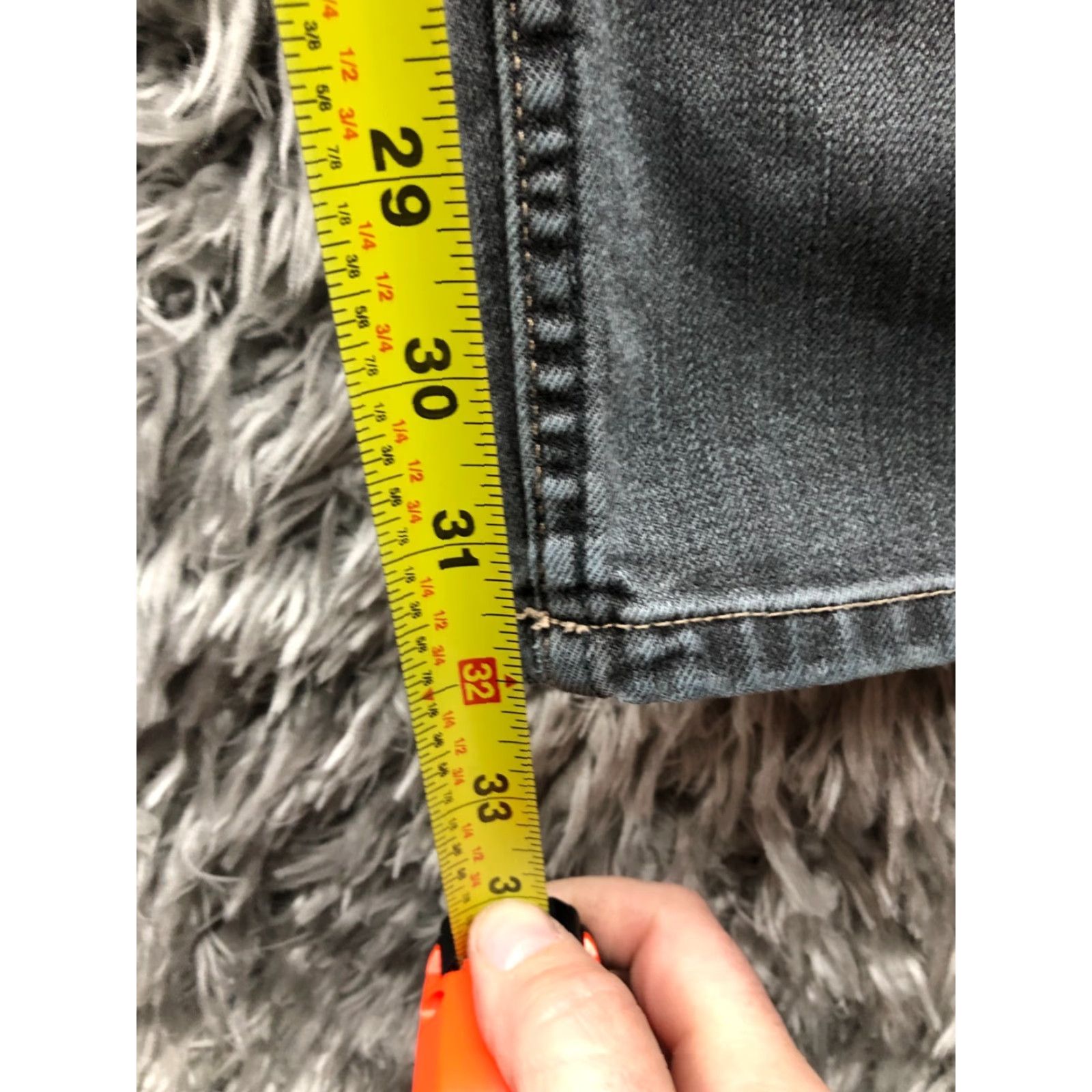 Coldwater Creek Coldwater Creek Jeans Size 10 Long Womens Regular Straight 30 in Gray Medium Denim 5-Pocket Size 32" / US 10 / IT 46 - 3 Thumbnail