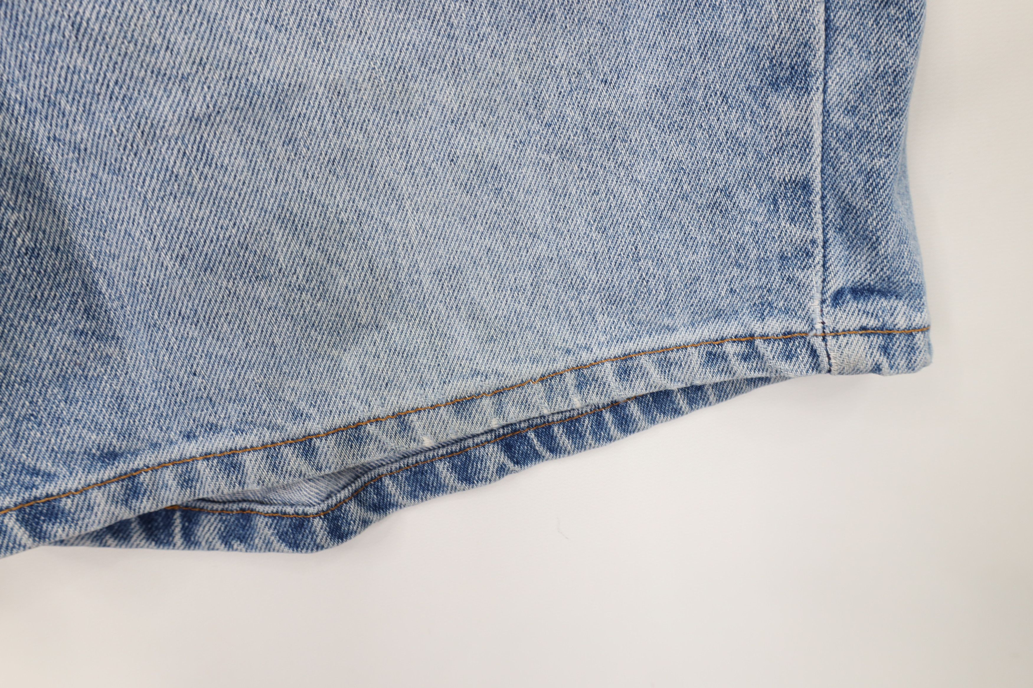 Levi's Vintage Y2K 2001 Levis 505 Fit Denim Jean Shorts Blue Size US 34 / EU 50 - 5 Thumbnail