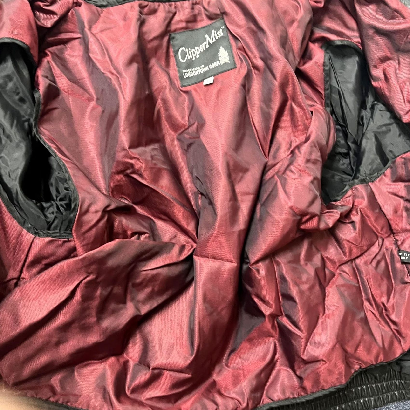 Vintage VINTAGE ClipperMist Leather Jacket Mens Large Black Bomber Zip Pockets Elastic Hem Size US L / EU 52-54 / 3 - 3 Thumbnail