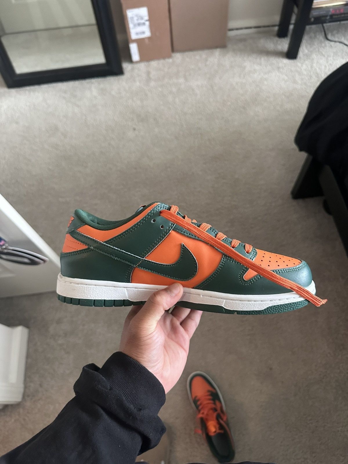 Nike Dolphins Dunk Low Size US 8 / EU 41 - 3 Thumbnail