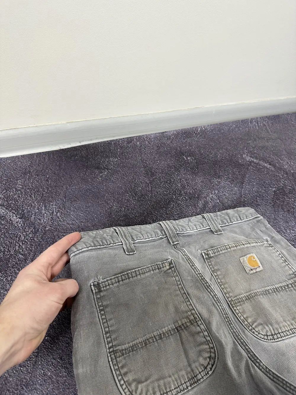 Carhartt Vintage Carhartt USA Distressed Relaxed Fit Opium Work Pants Size US 32 / EU 48 - 7 Thumbnail