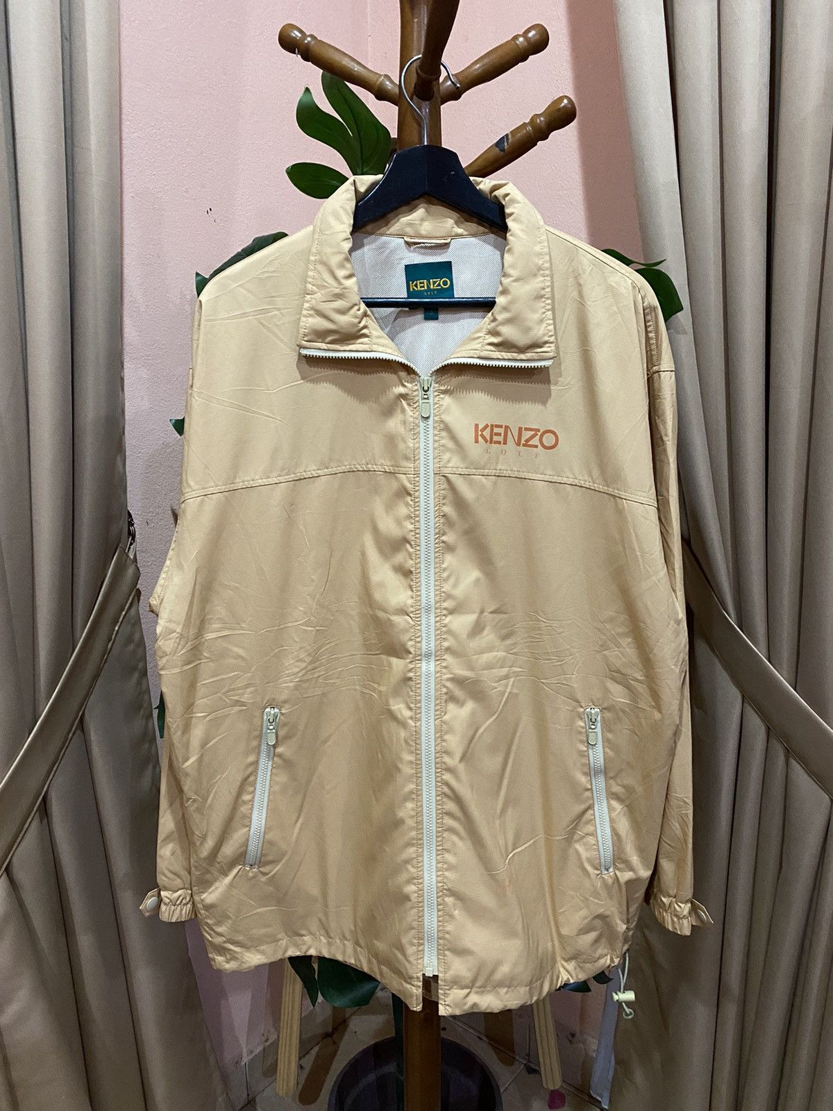 Kenzo Kenzo Golf Jacket with Zipper Closure Iconic and Stylish Size US L / EU 52-54 / 3 - 1 Thumbnail