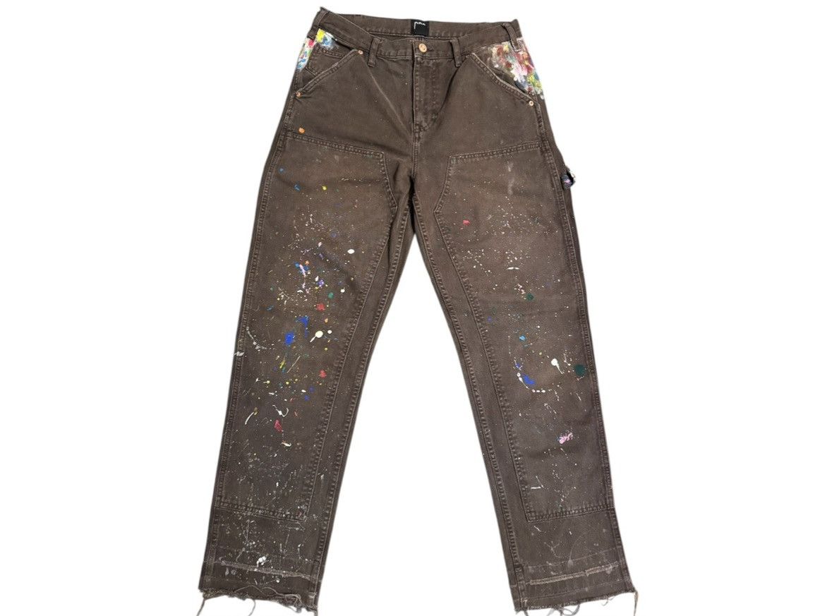 Carhartt Vintage hand painted double knees Size US 32 / EU 48 - 1 Thumbnail