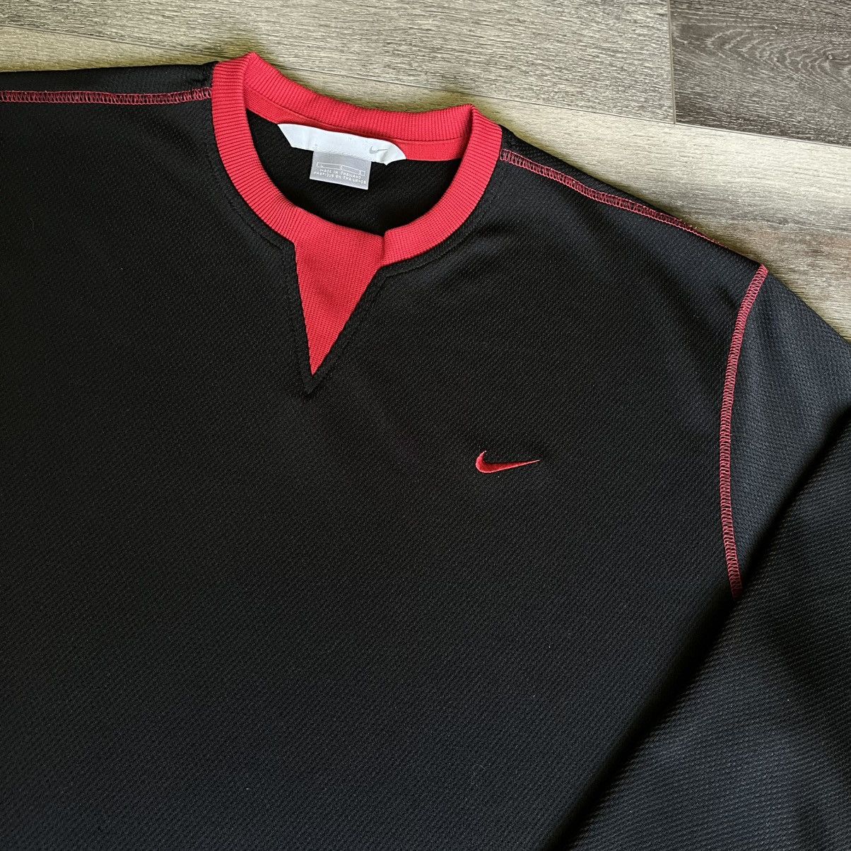 Nike × Vintage Vintage Nike Basic Swoosh Logo Pullover Sweatshirt Crewneck Size US L / EU 52-54 / 3 - 2 Thumbnail