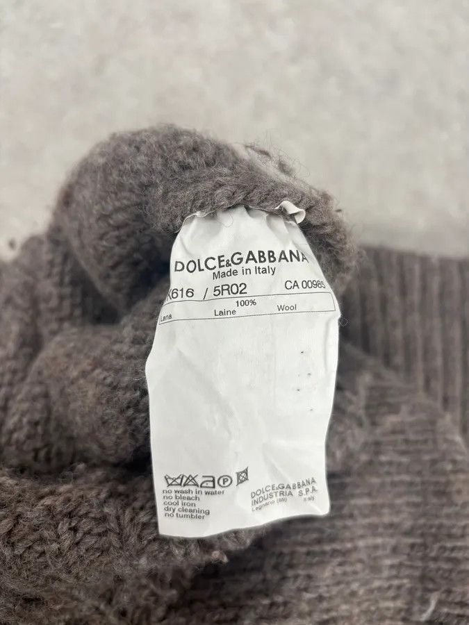 Dolce & Gabbana AW2005 Dolce & Gabbana Grey Wool Turtleneck Sweater Size US M / EU 48-50 / 2 - 9 Thumbnail