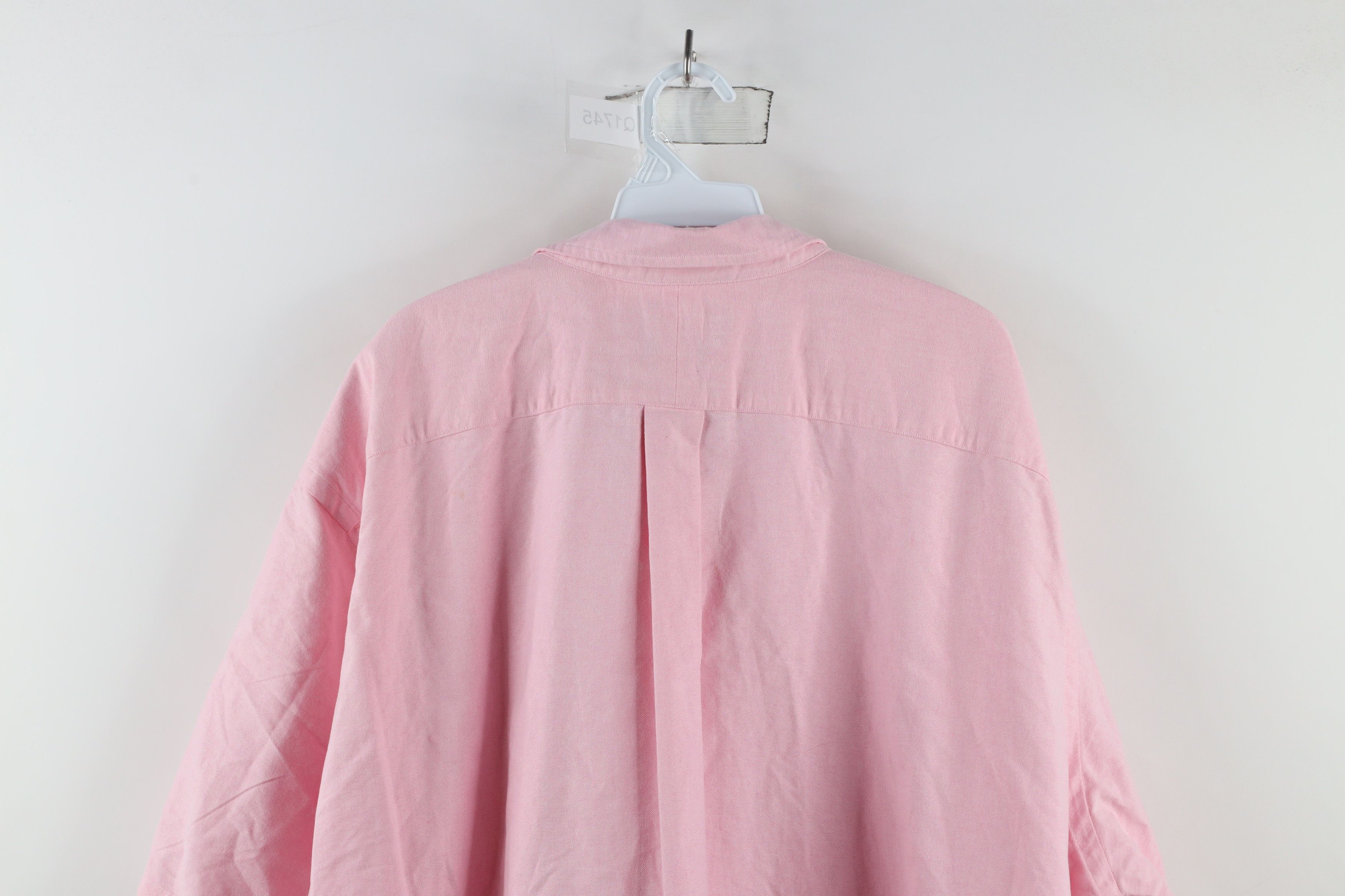 Ralph Lauren × Vintage Vintage 90s Ralph Lauren Short Sleeve Oxford Button Shirt Size US XXL / EU 58 / 5 - 11 Thumbnail