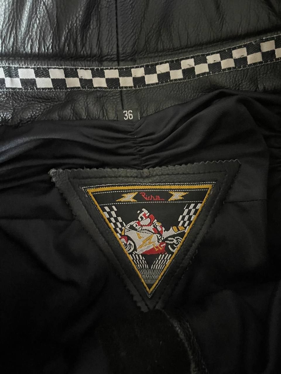 Vintage Vintage Richa real leather moto biker pants Size US 36 / EU 52 - 12 Thumbnail