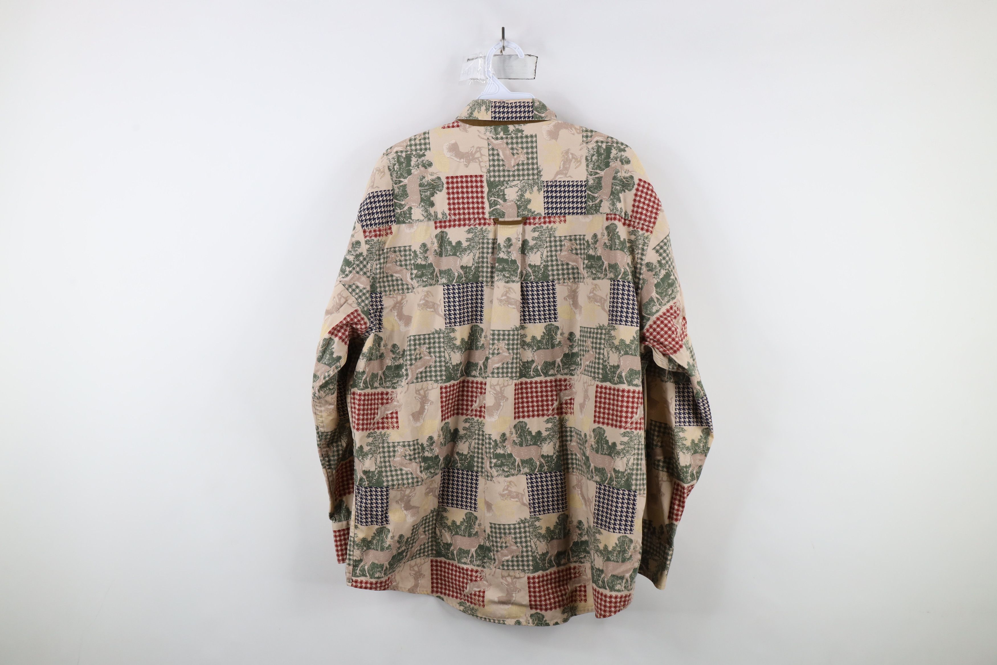 Vintage Vintage 90s Streetwear Buck All Over Print Button Down Shirt Size US L / EU 52-54 / 3 - 9 Thumbnail