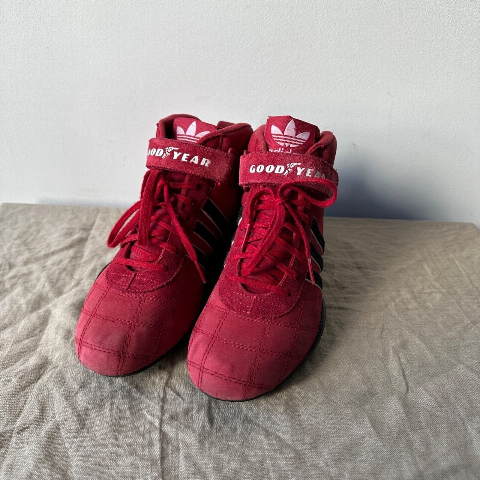 Adidas Adidas Original Goodyear Racing Flat Mid Sneakers 8286AC Size US 8 / IT 38 - 3 Thumbnail