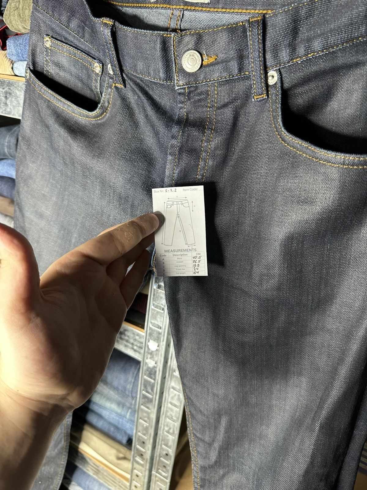 Sandro Sandro Paris Skinny Jeans Men's Size 31 Raw Indigo Denim Size US 31 - 11 Thumbnail