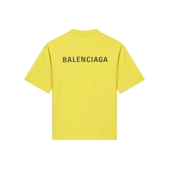 Balenciaga Balenciaga Yellow Logo Vintage T-Shirt Men's Size US S / EU 44-46 / 1 - 1 Thumbnail