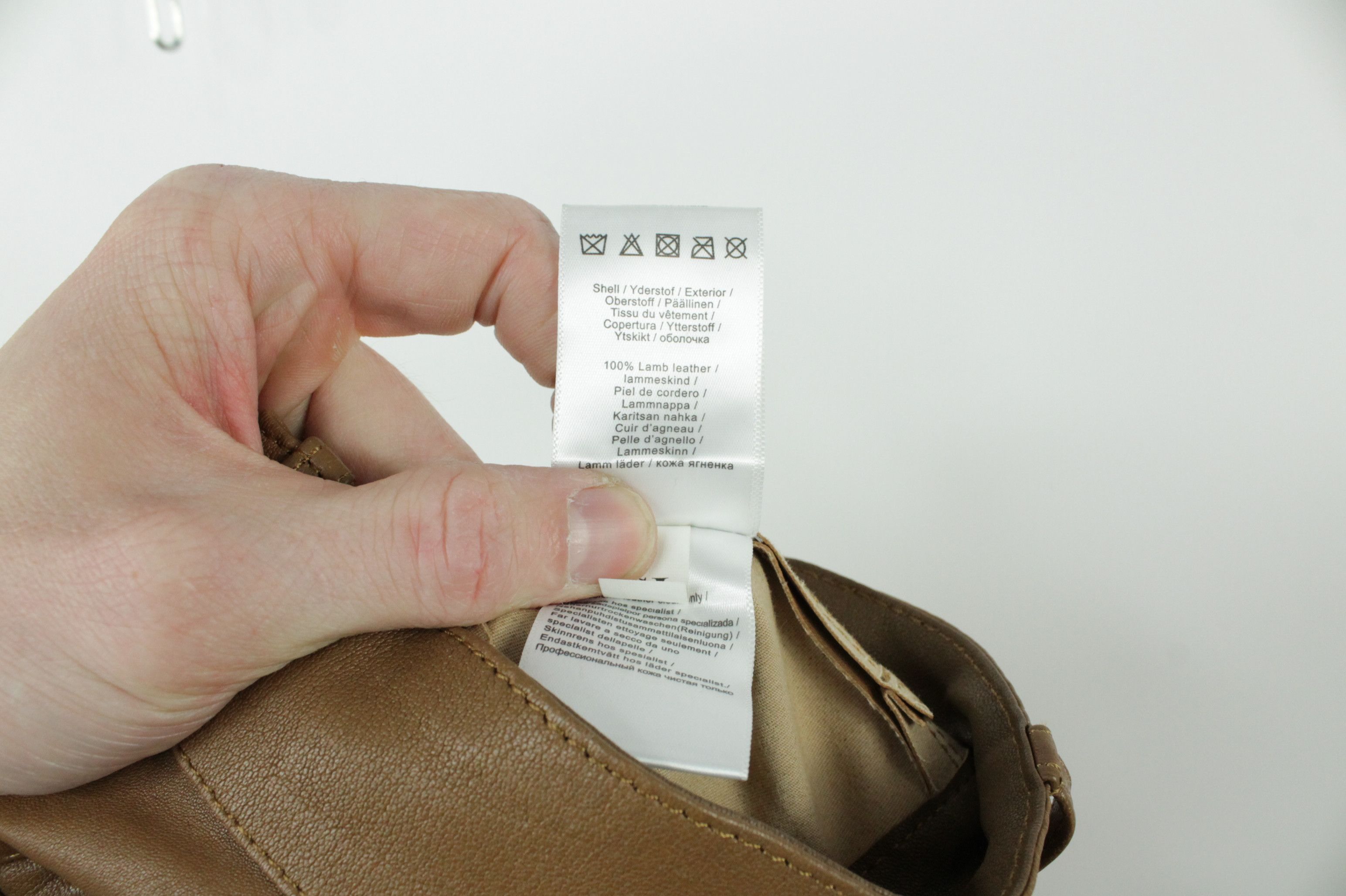 Designer × Genuine Leather × Gestuz Gestuz Brown Leather Slim Fit Bell Women's Pants Size 27" / US 4 / IT 40 - 11 Thumbnail