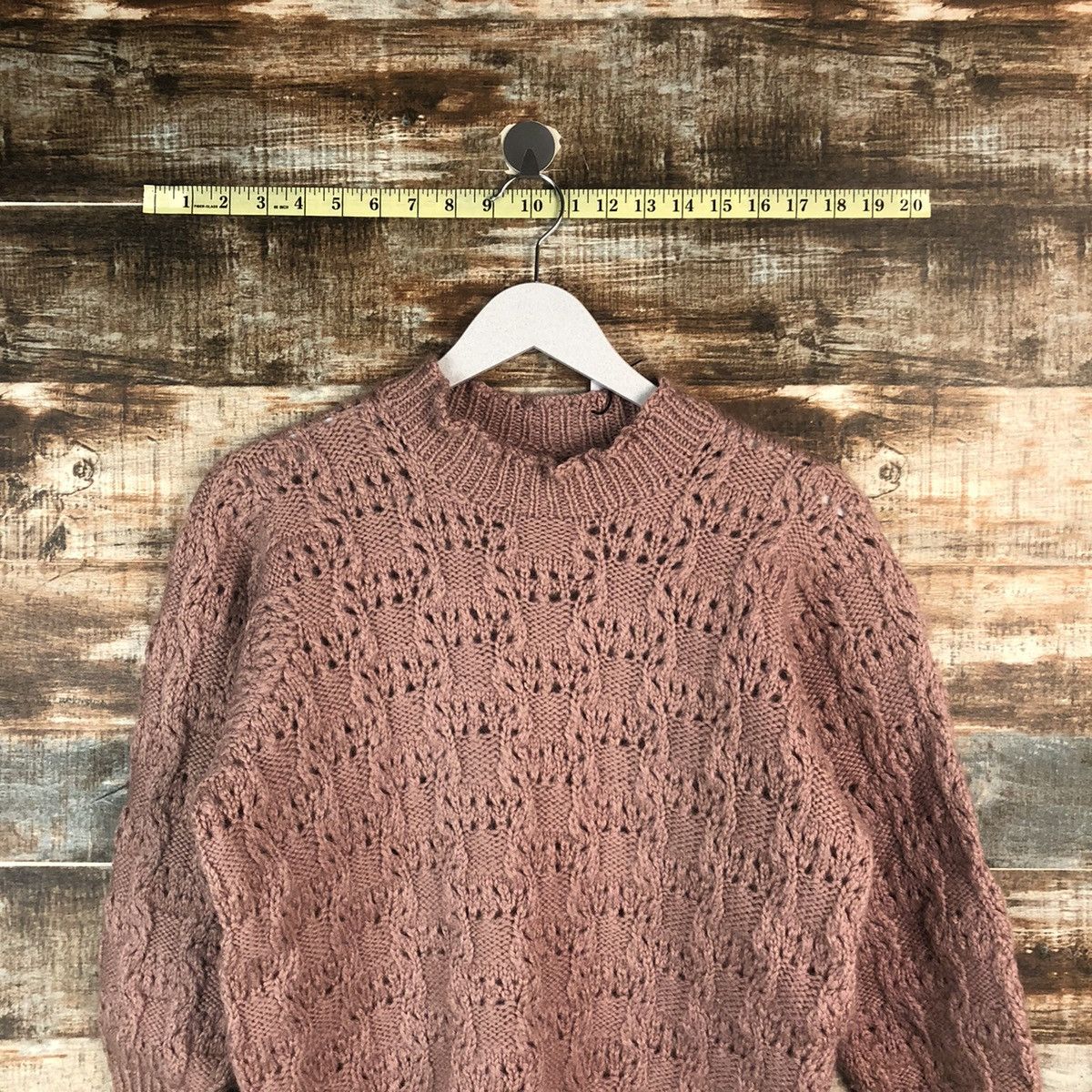 Homespun Knitwear × Japanese Brand Japanese Brand Pink Knitwear #A2279 Size S / US 4 / IT 40 - 2 Thumbnail