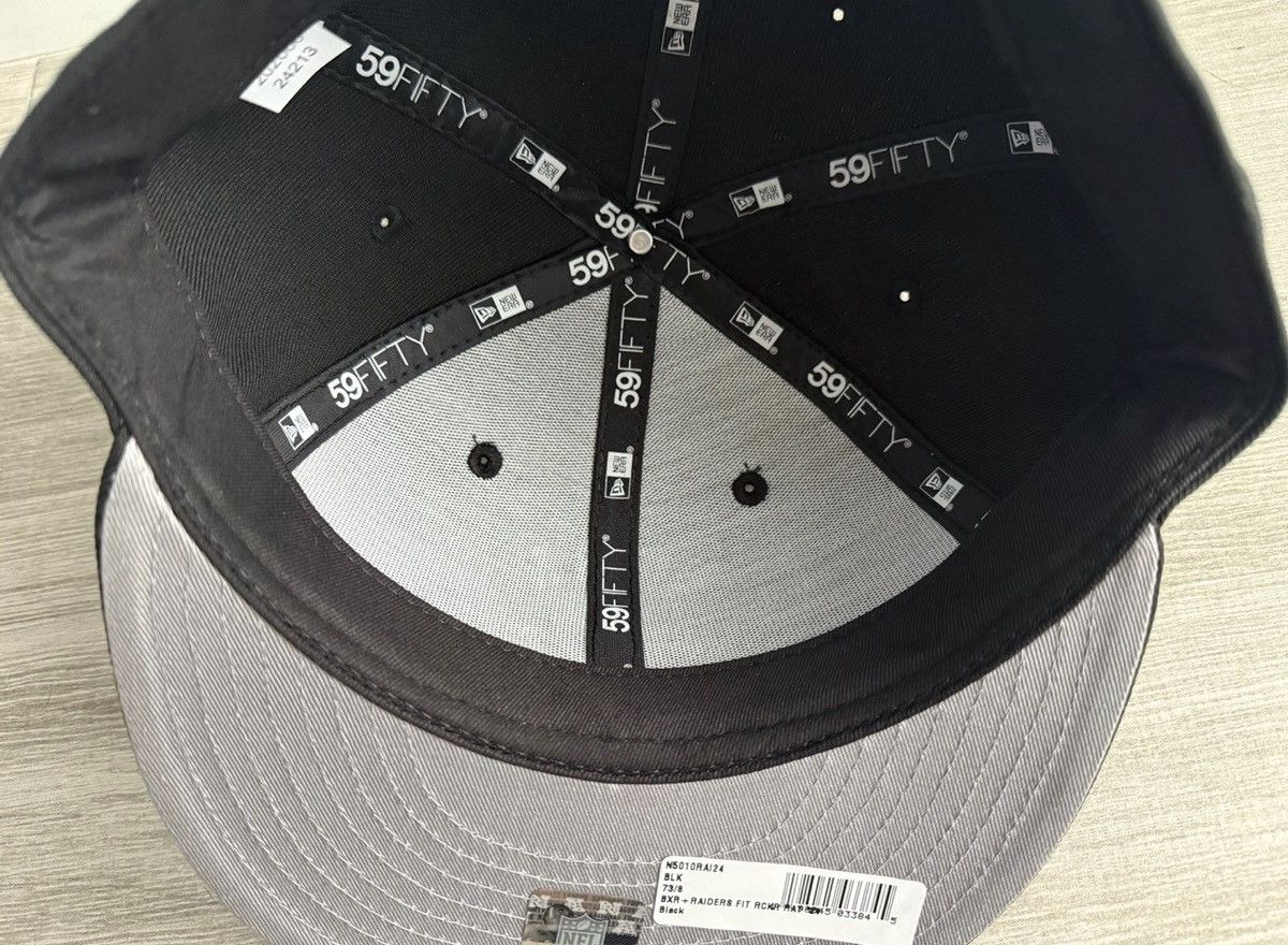 Born X Raised × NFL × New Era Las Vegas Raiders BORN X RAISED New Era Rocker Fitted 7 3/8 Size ONE SIZE - 9 Thumbnail