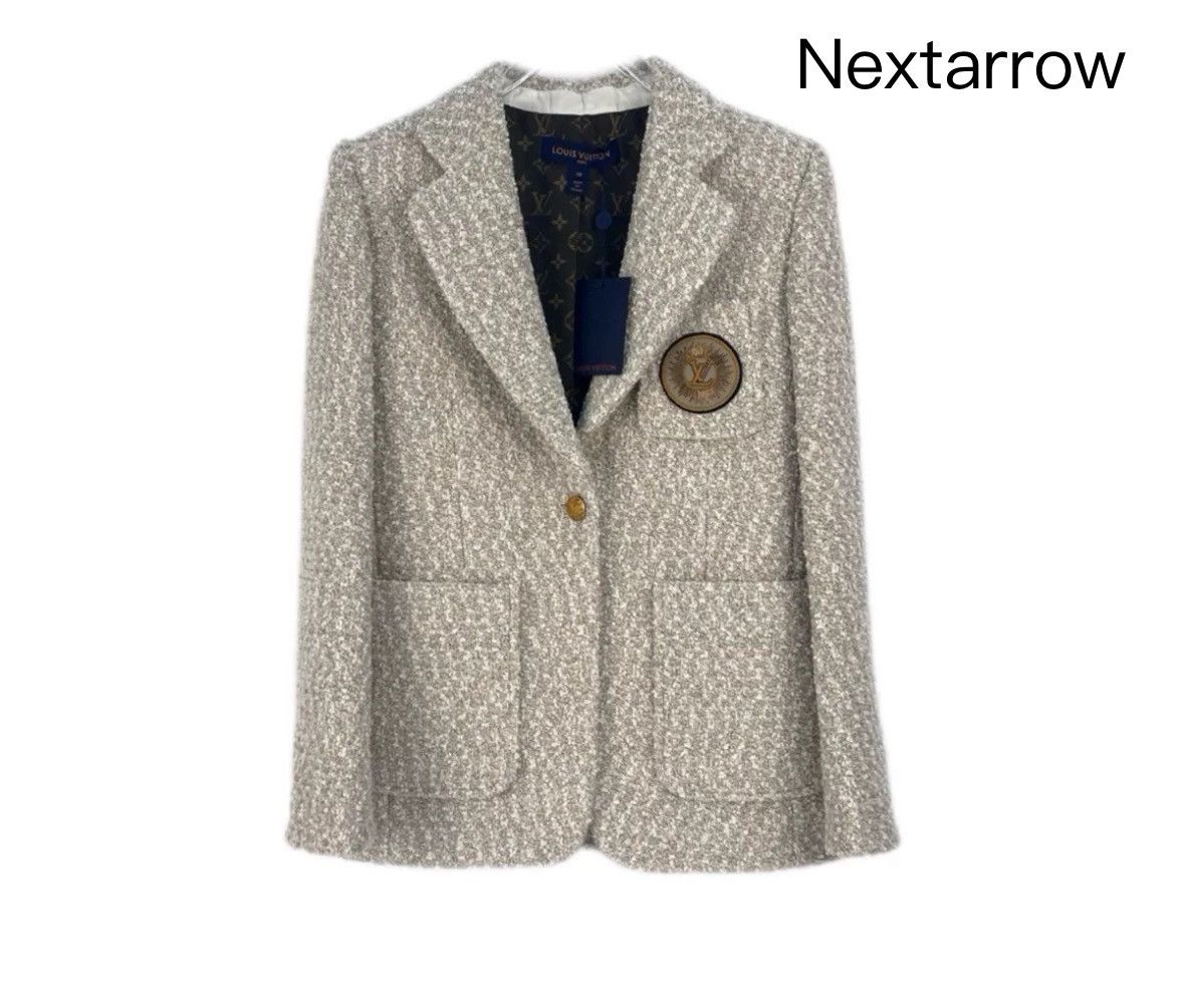 Louis Vuitton Louis Vuitton White small fragrant woven cloth logo suit Size US S / EU 44-46 / 1 - 1 Thumbnail