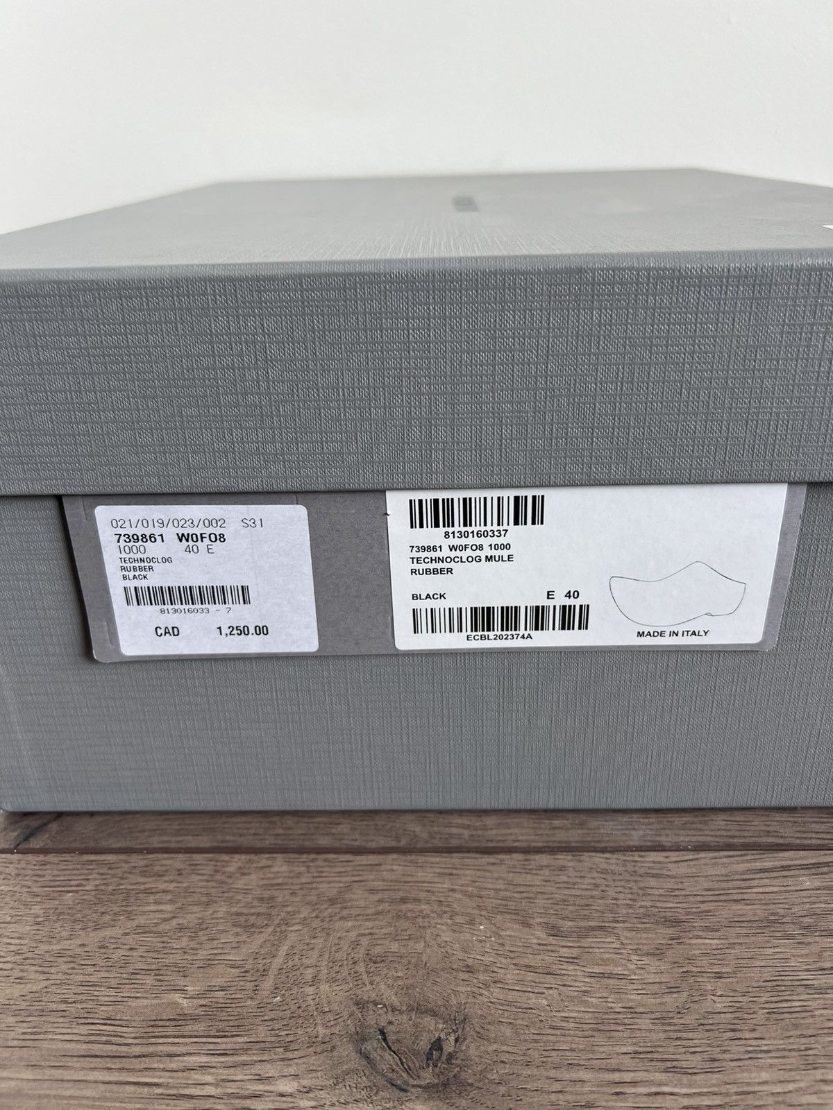 Balenciaga Balenciaga Rubber Technoclog Matte Black 40 Size US 7 / EU 40 - 15 Thumbnail