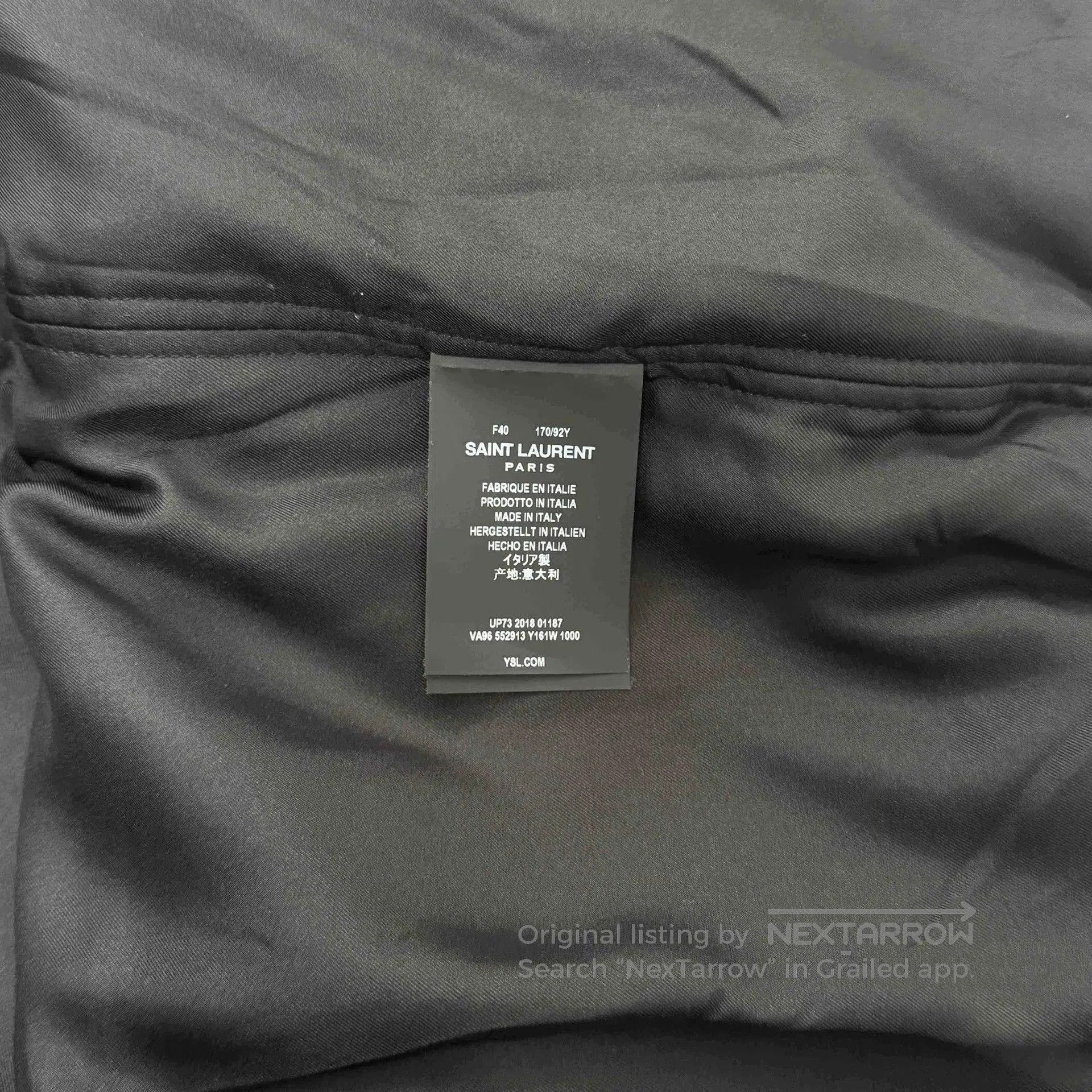 Saint Laurent Paris Saint Laurent Graffiti Embroidery Bomber Jacket. Size US XXS / EU 40 - 4 Thumbnail