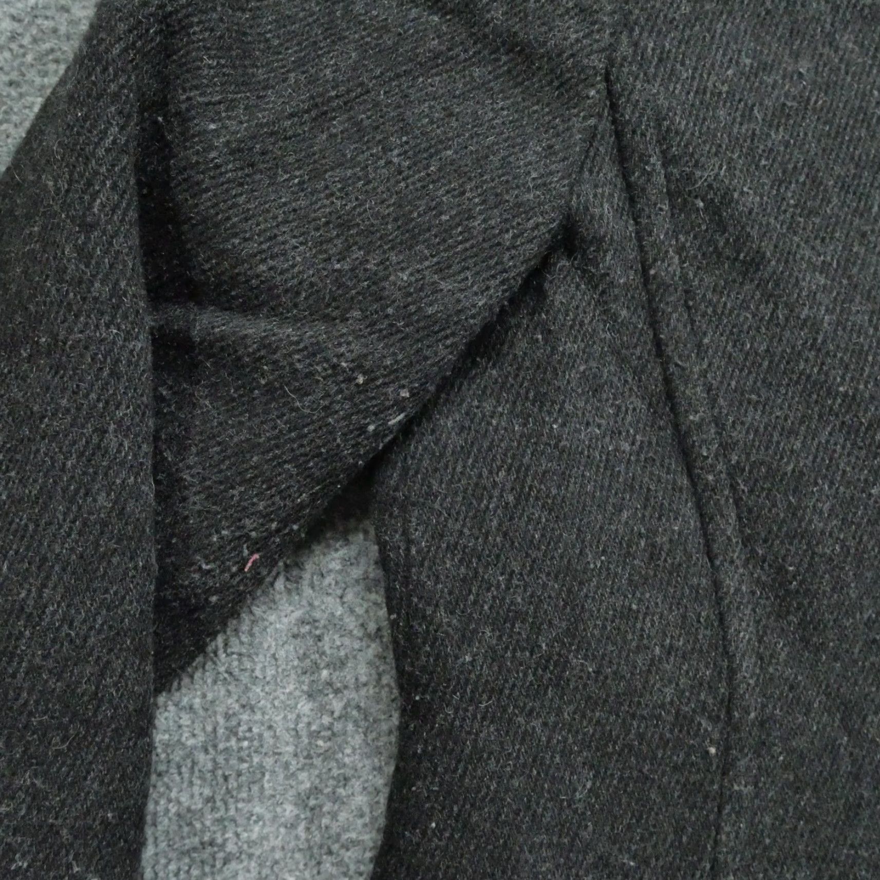 Gap VINTAGE Gap Jacket Womens S Grey Wool Blend Hooded Full Zip Y2K Jacket Size S / US 4 / IT 40 - 3 Thumbnail