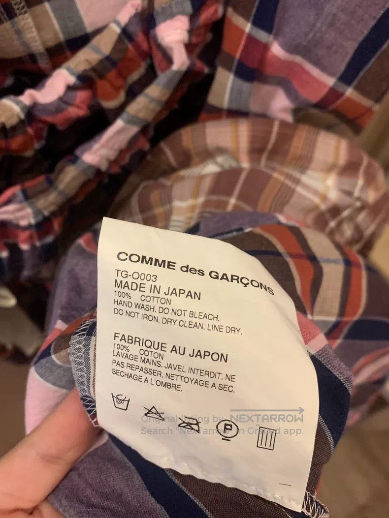 Comme des Garcons Comme des Garcons Red plaid bow tie dress Size S / US 4 / IT 40 - 5 Thumbnail