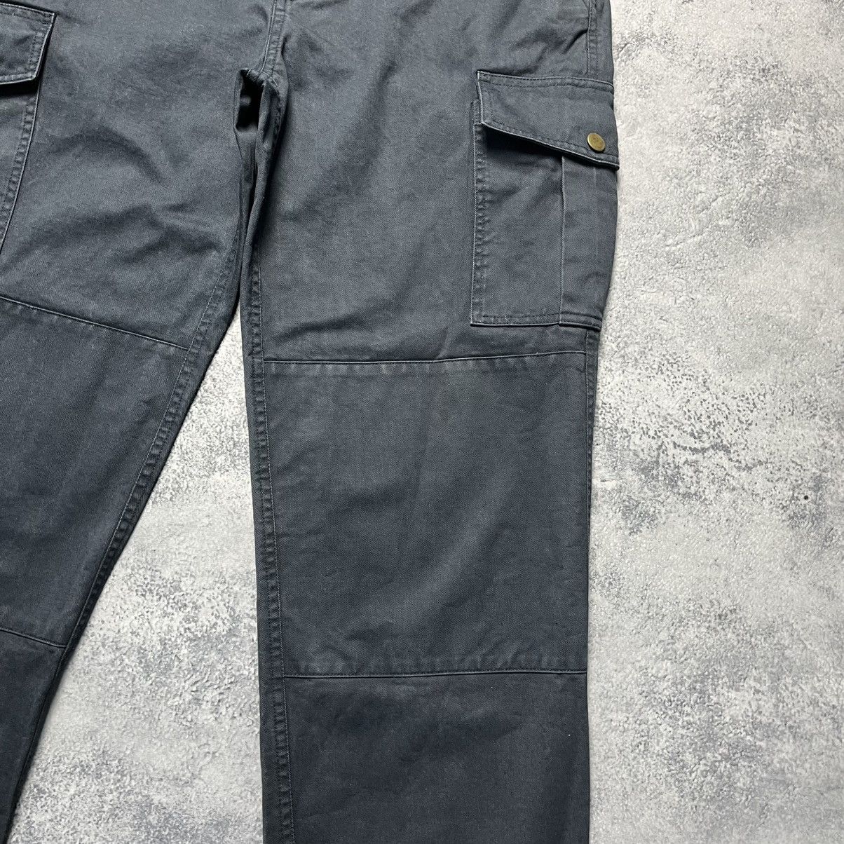 vintage A.P.C military pants 1998s a.p.c. camo baggy cropped pants