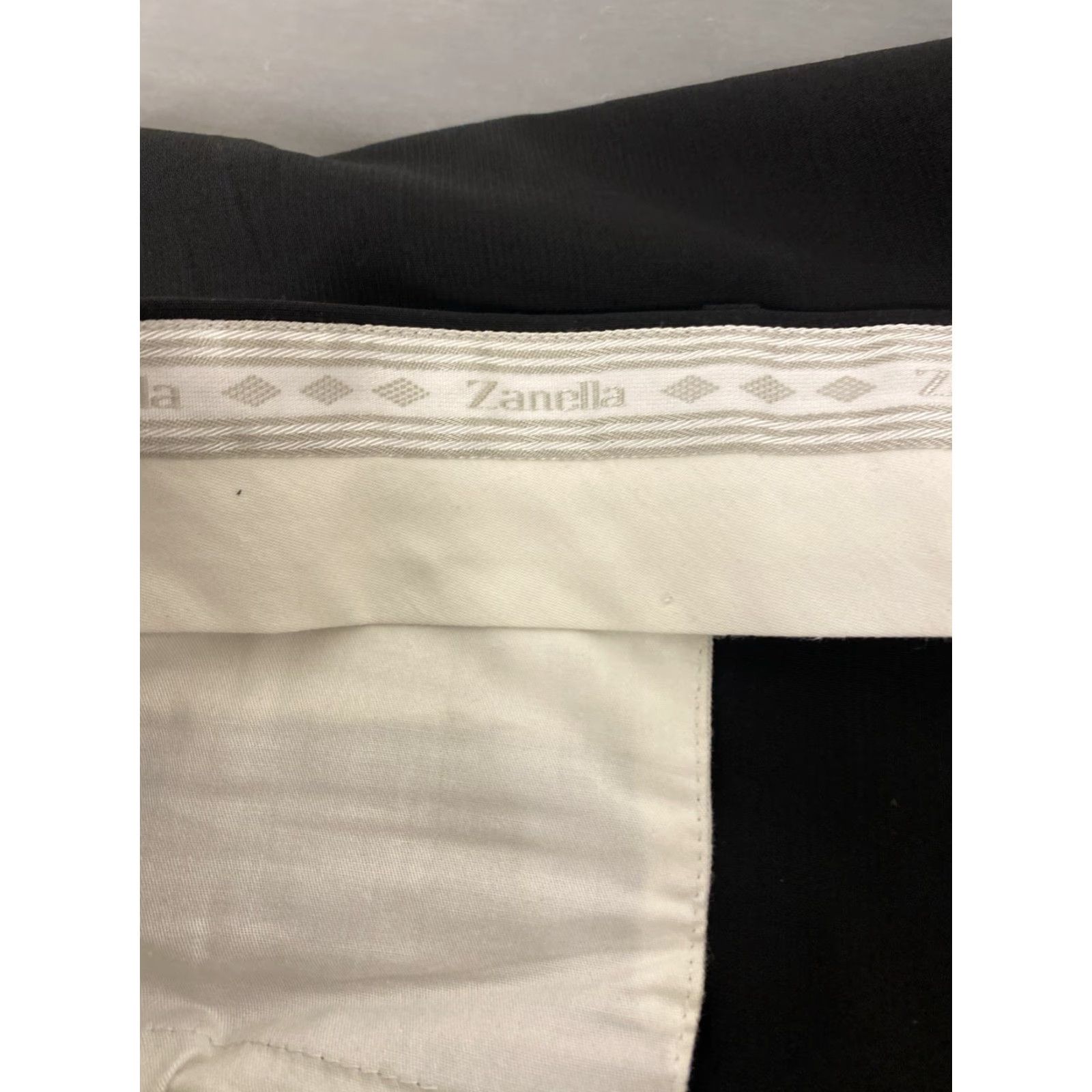 Zanella Zanella Duncan Pleated Dress Pants Mens 36x32 Wool Black Size US 36 / EU 52 - 7 Thumbnail