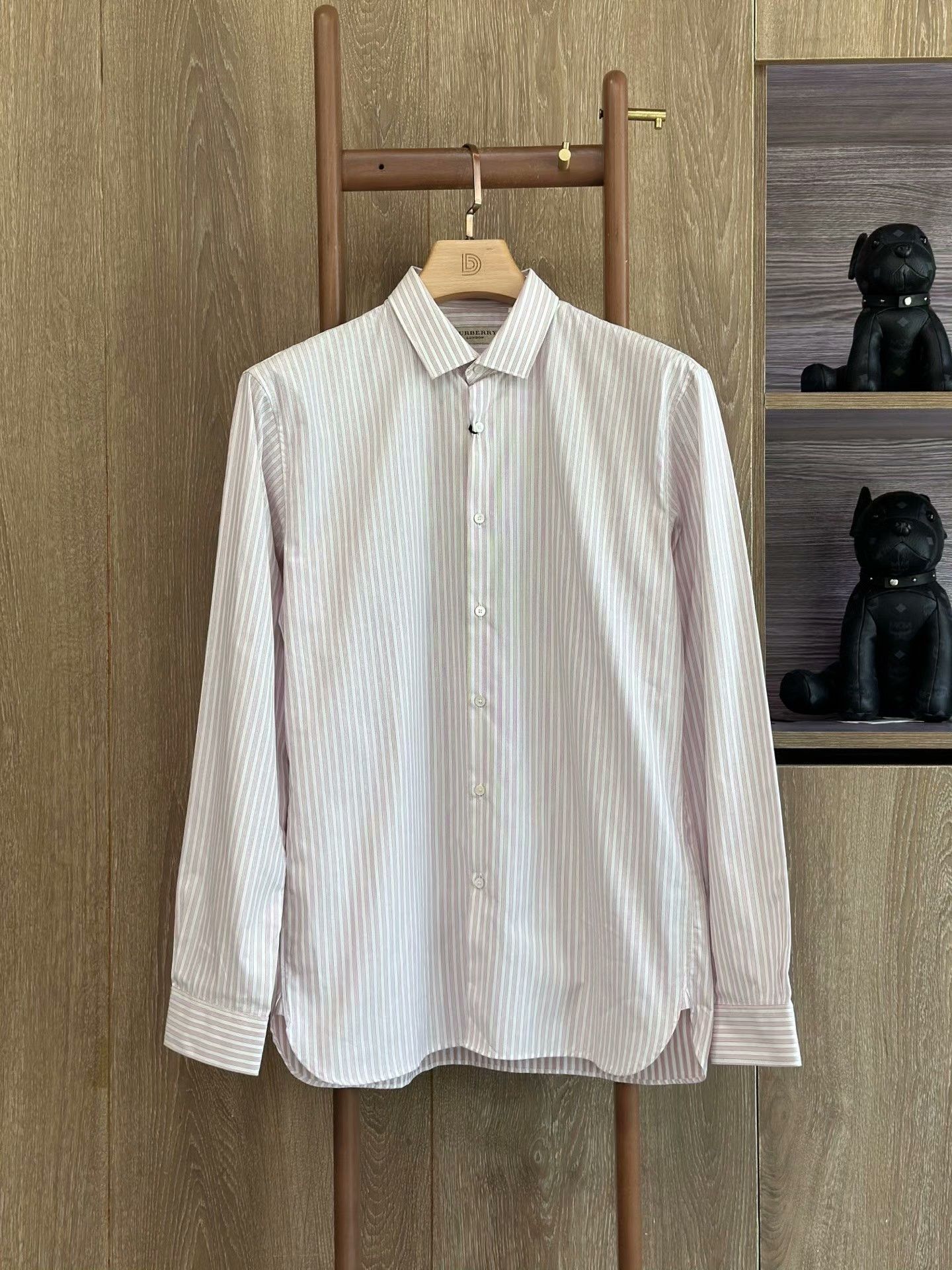 Burberry Burberry Striped Long-Sleeve Casual Shirt Size US M / EU 48-50 / 2 - 1 Thumbnail