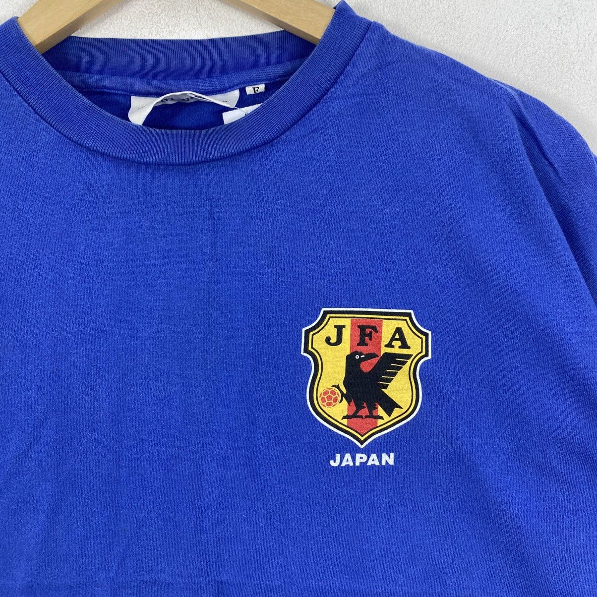 Vintage Vtg 1996 Japan National Team JFA Soul Soccer Shirt L Blue Size US L / EU 52-54 / 3 - 4 Thumbnail