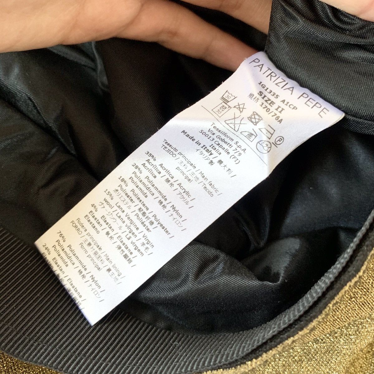 Patrizia Pepe Glitter skirt with peplum belt Italy barbiecore Y2K Size 26" / US 2 / IT 38 - 10 Thumbnail