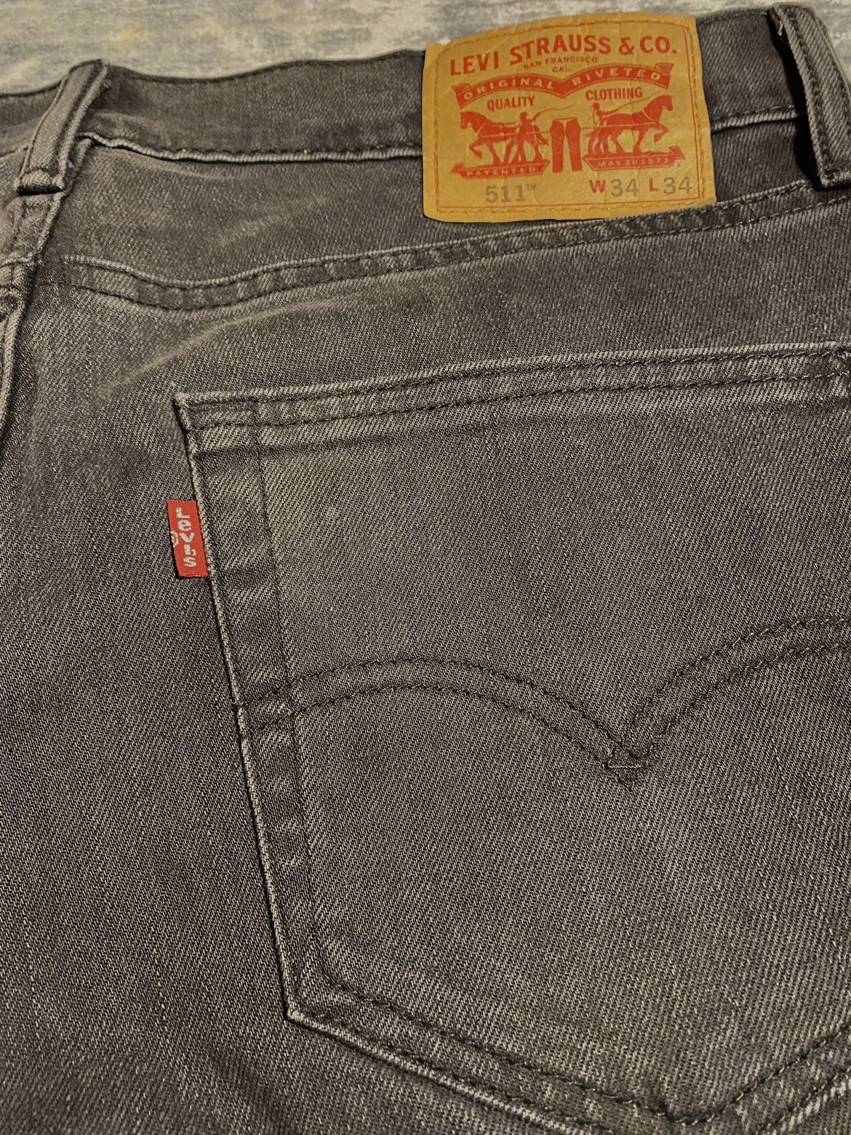 Levi's × Vintage Levi’s 511 Loose Fit Jeans – Men’s W34 L34 – Black Denim Size US 34 / EU 50 - 5 Thumbnail