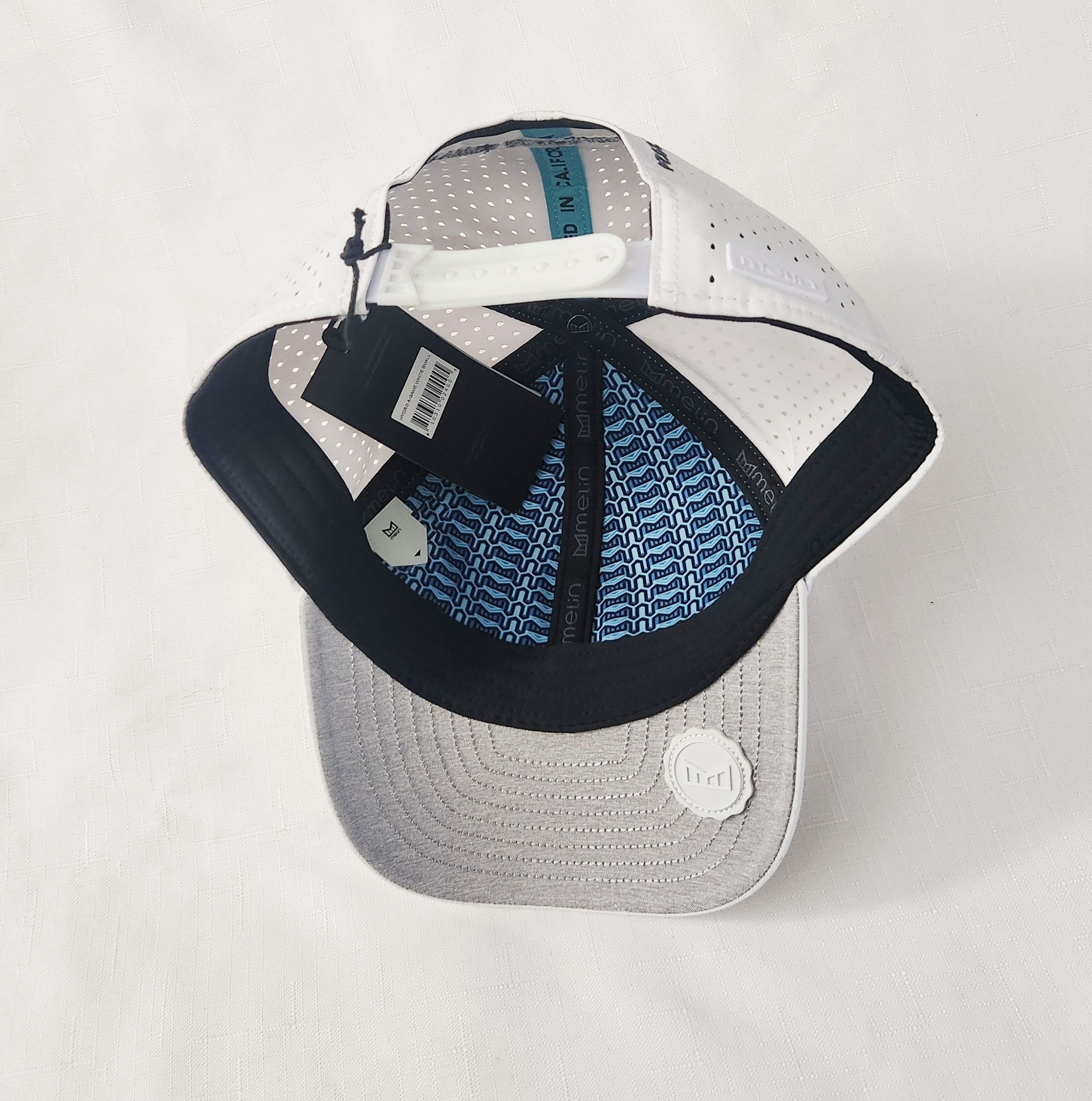 melin MELIN A-Game Hydro Small White Hat Snapback *Company logo Size ONE SIZE - 6 Thumbnail