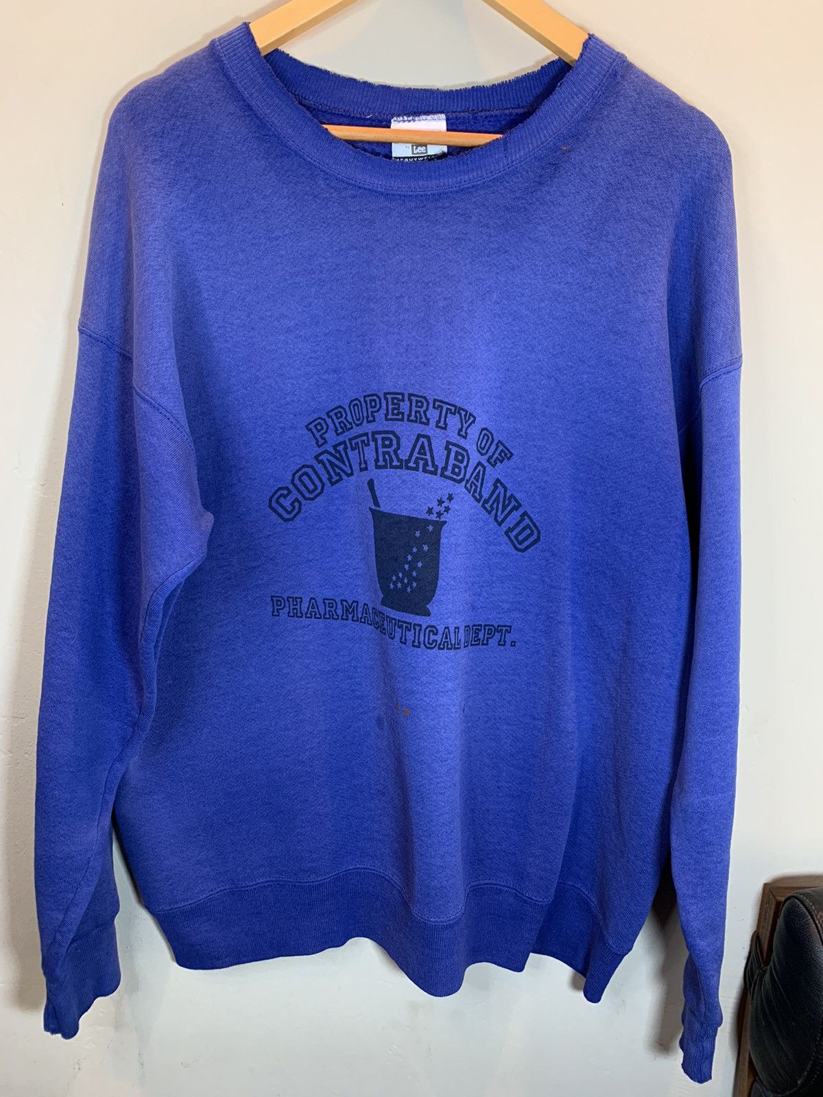 RARE Vintage Contraband Pharmaceutical Dept. Sweatshirt