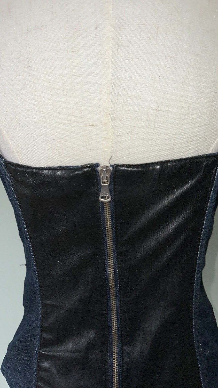 Dolce & Gabbana Dolce & Gabbana Women's Vintage Blue Denim Corset 2002 Size M / US 6-8 / IT 42-44 - 7 Thumbnail