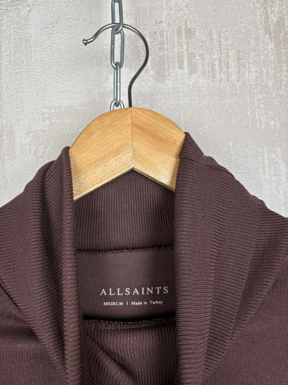 Allsaints AllSaint Parlour LS Roll Neck Cotton/Modal Pullover Size US M / EU 48-50 / 2 - 10 Thumbnail
