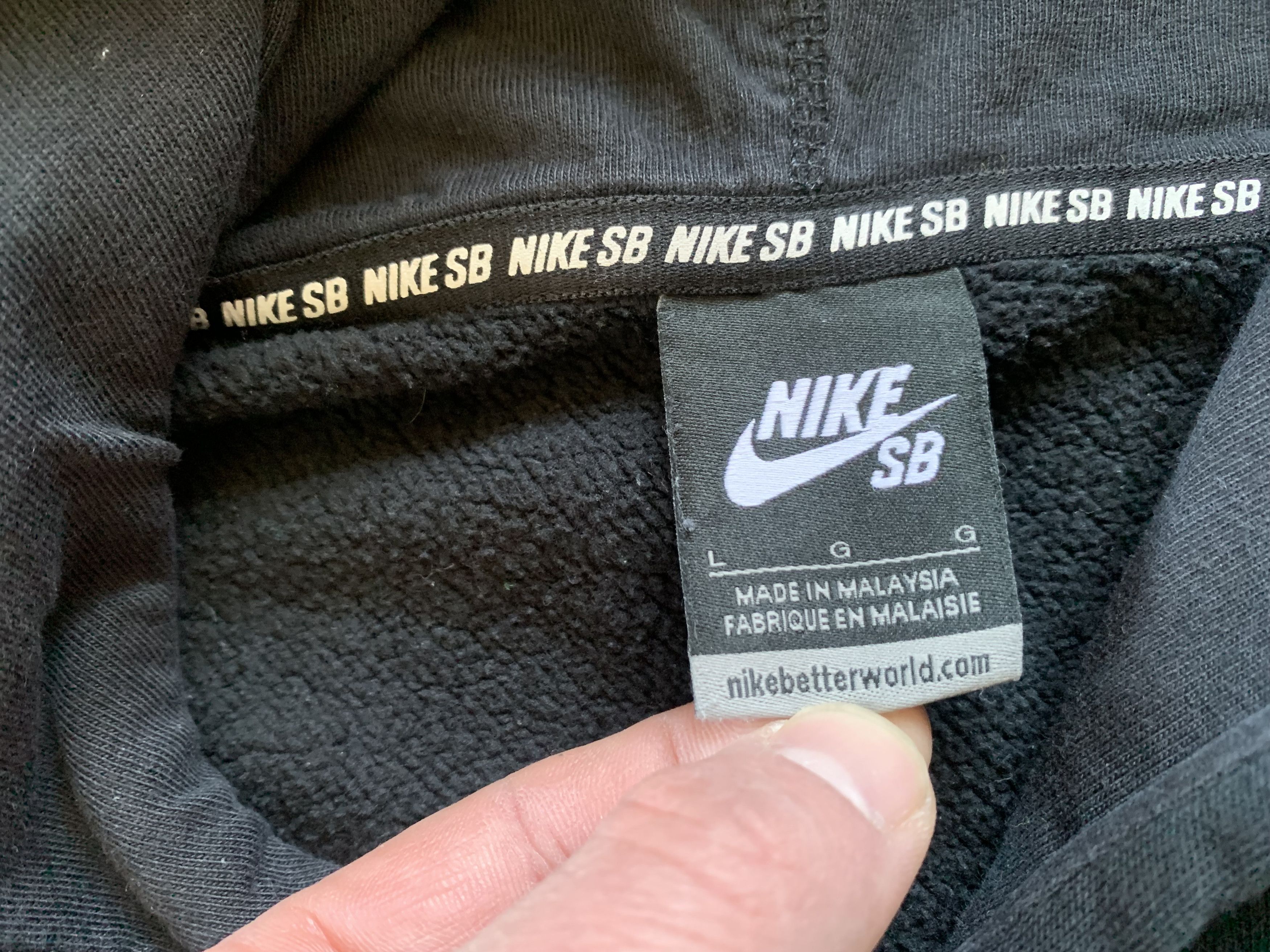 Nike Nike SB Icon Black Hoodie Size US L / EU 52-54 / 3 - 8 Thumbnail