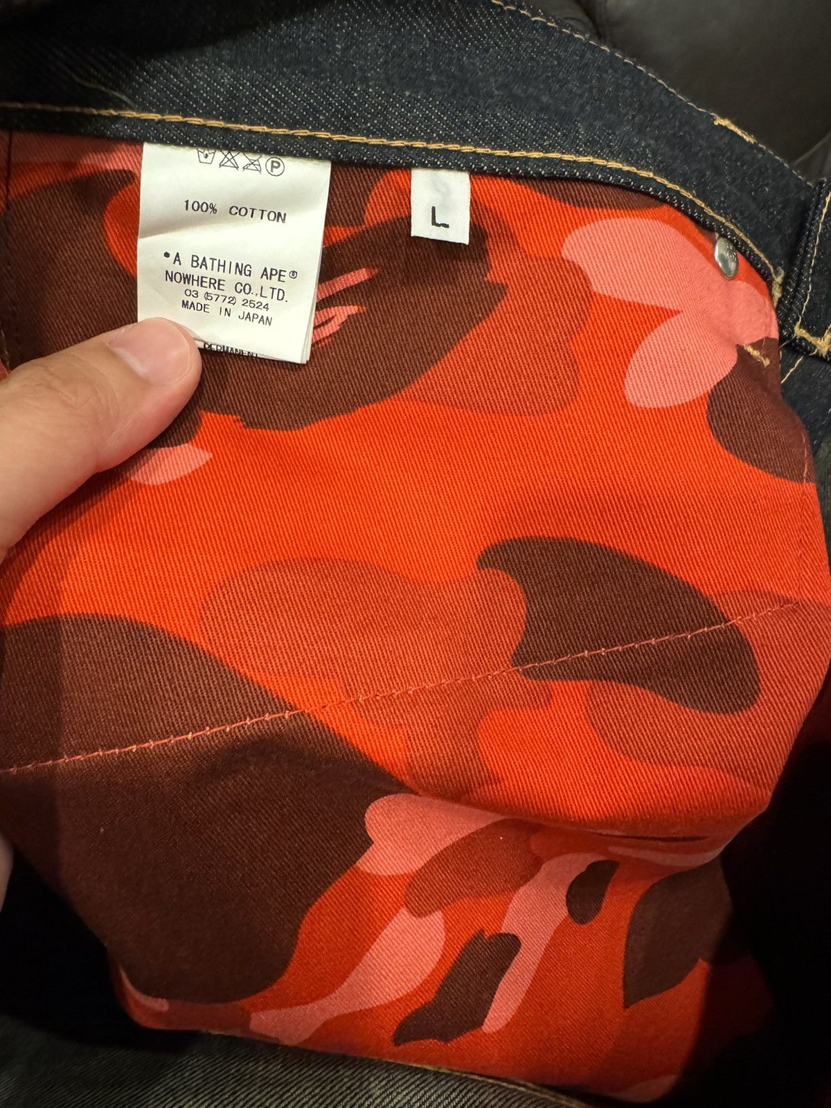 Bape Side Sta Denim (2006) Size US 34 / EU 50 - 6 Thumbnail