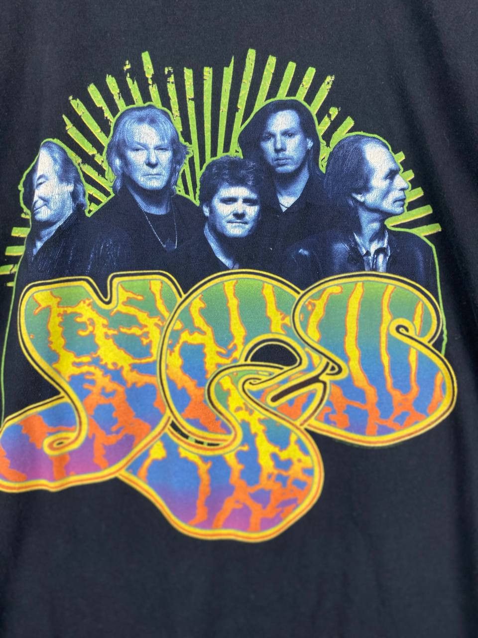 Band Tees yes band tees with lineup print nice design Size US XL / EU 56 / 4 - 2 Thumbnail