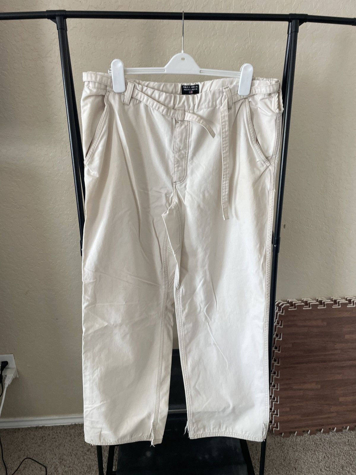 RRL Ralph Lauren Polo Jeans Co by RL drawstring cotton jeans Size US 38 / EU 54 - 1 Thumbnail