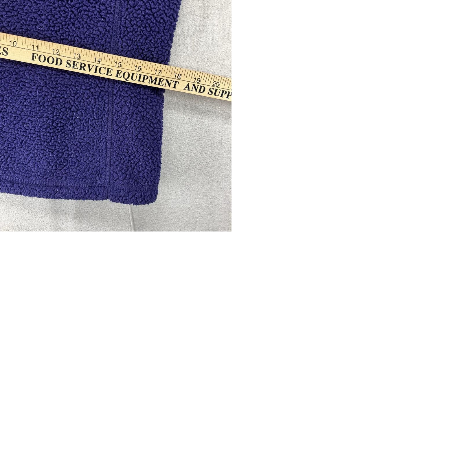 The North Face The North Face Women's Purple Sherpa Fleece Mock Neck 1/2 Snap Pullover S Pullover Purple Embroidered Logo Zip Pockets 90s Outdoor Activewear Womens Size S / US 4 / IT 40 - 11 Thumbnail