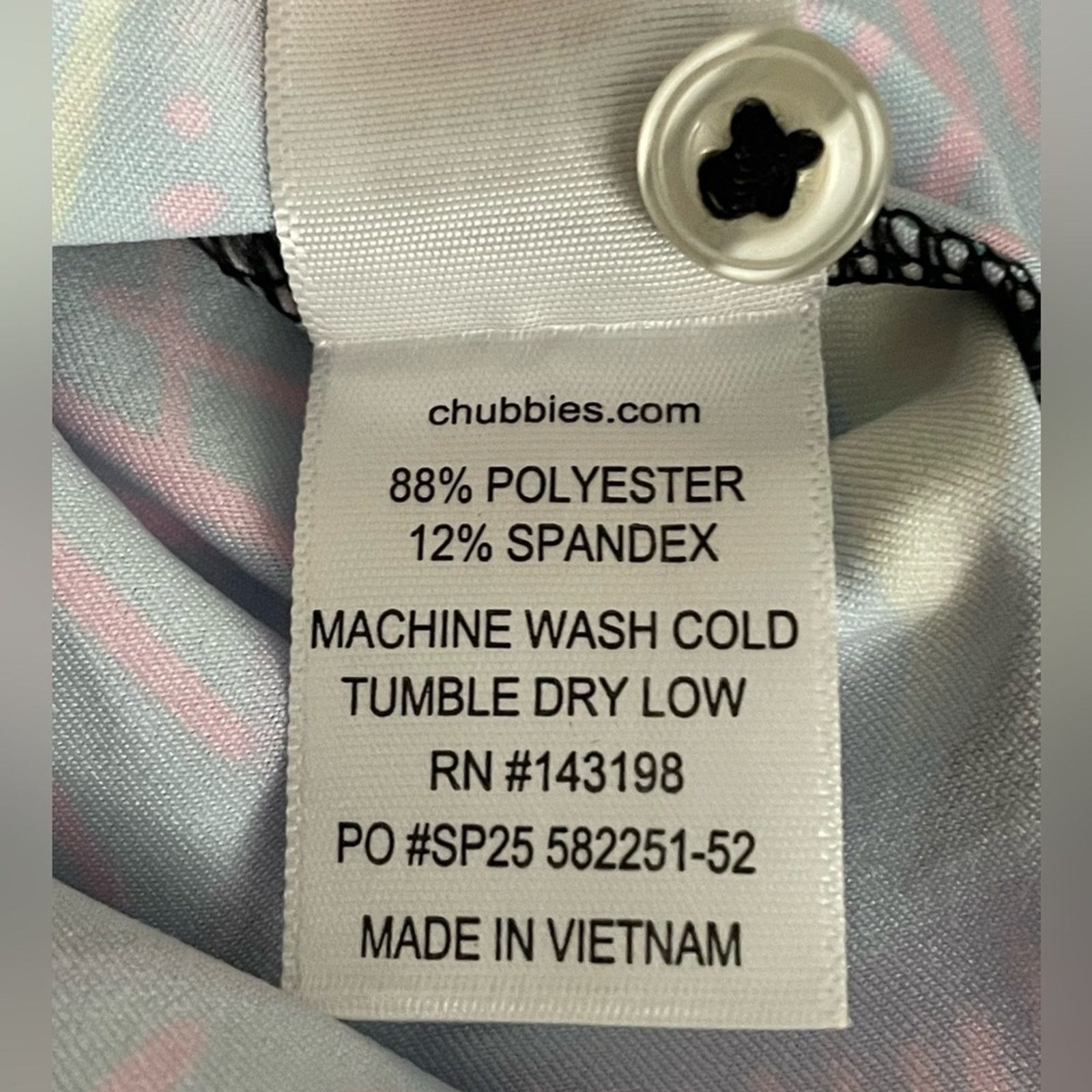 Chubbies Chubbies The Fluorescent Funk Polo Shirt Black Mens Small Size US S / EU 44-46 / 1 - 6 Thumbnail