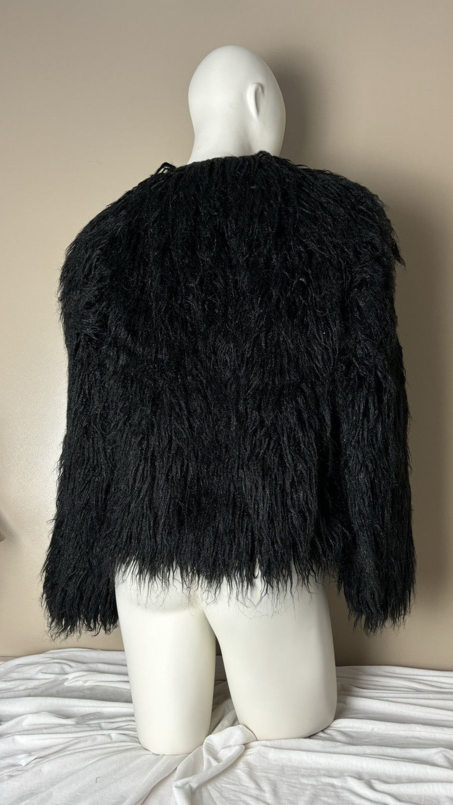 Vintage Faux fur mohair opium style jacket coat Size M / US 6-8 / IT 42-44 - 6 Thumbnail