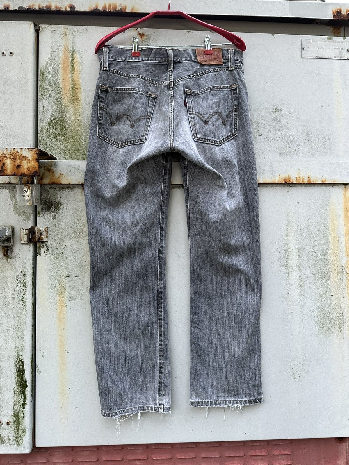 Edwin 👹Vintage THRASHED EDWIN Straight Cut Jeans Size US 30 / EU 46 - 11 Thumbnail