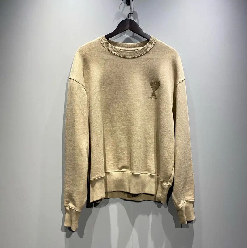 AMI AMI Beige Men's Sweatshirt 0089 Size US L / EU 52-54 / 3 - 1 Thumbnail