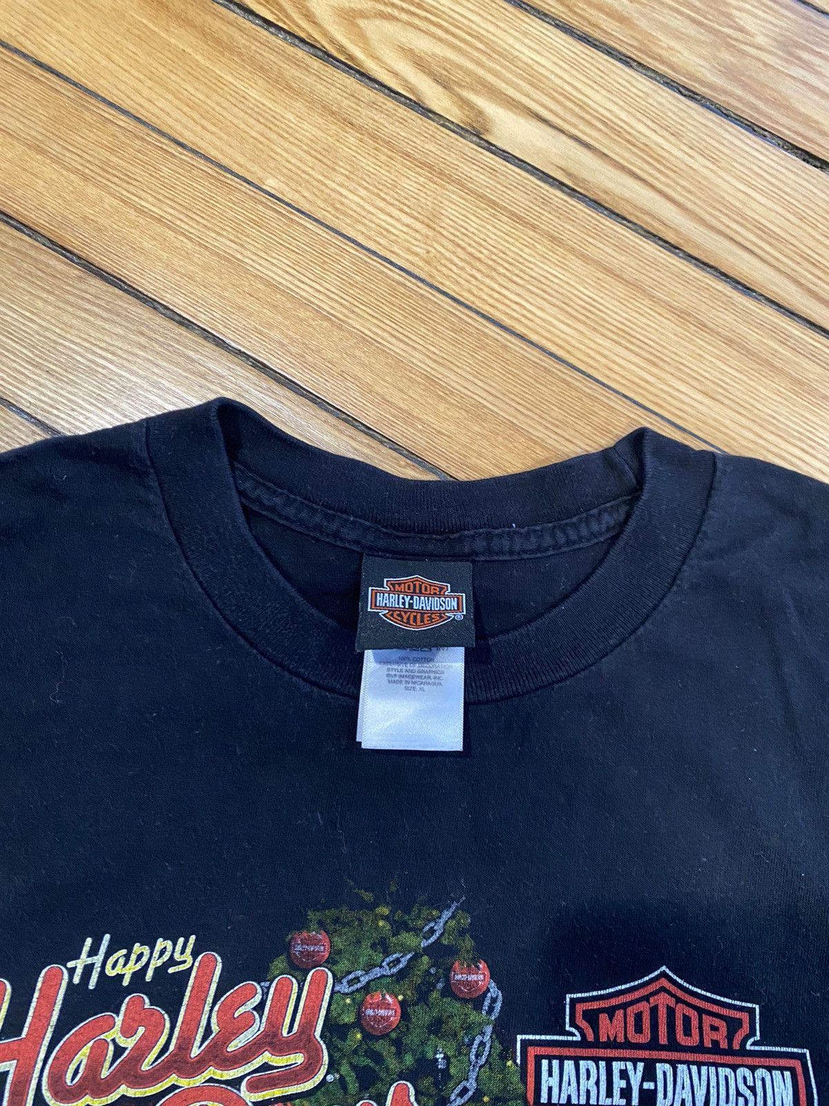 Harley Davidson × Vintage HD Christmas t shirt Atlanta GA XL Size US XL / EU 56 / 4 - 4 Thumbnail