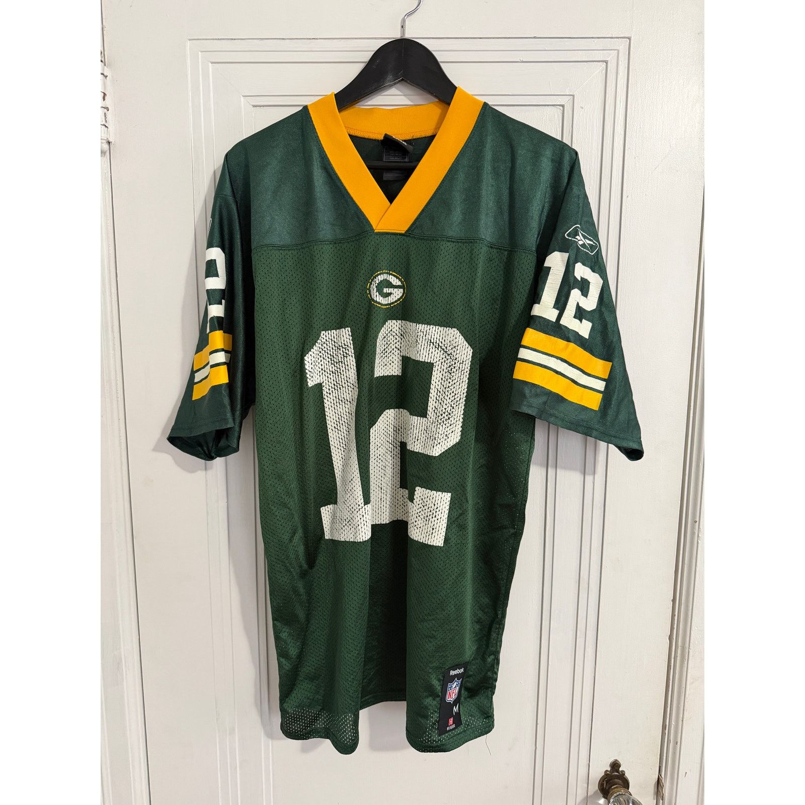 Reebok Aaron Rodgers Green Bay Packers NFL Football Jersey Size M Size US M / EU 48-50 / 2 - 2 Thumbnail
